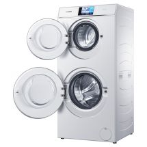 Casarte/卡萨帝 C8 U12W1 双子云裳系列滚筒洗衣机 12公斤 全自动双筒变频烘干 奢华白 1级能效